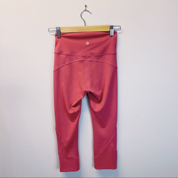 Lululemon in movement crop vintage rose size 4 - Picture 2 of 6